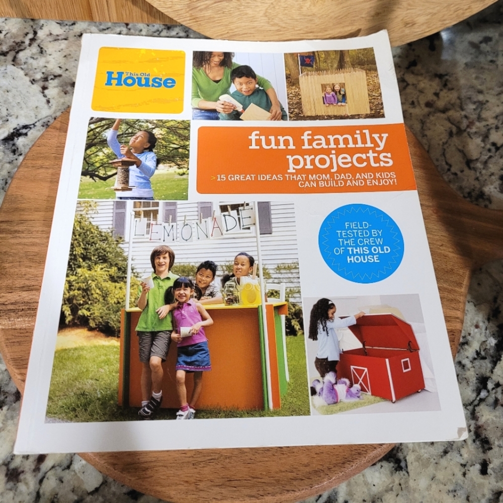 This Old House Fun Family Projects ideas paperback book